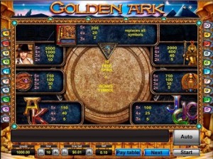 игровой автомат golden ark